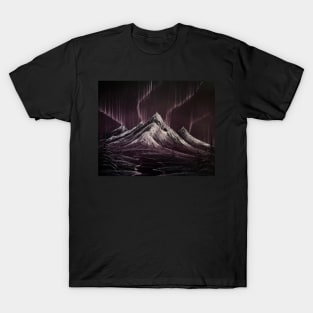 Purple Northern Lights T-Shirt